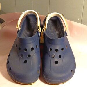 Crocs Men's Navy Blue Classic Sandals Sz 13